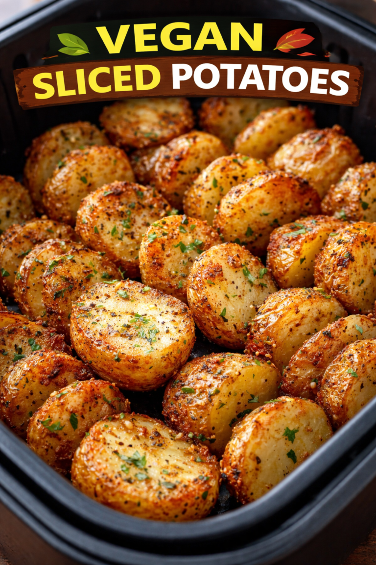 Crispy Vegan Sliced Potatoes