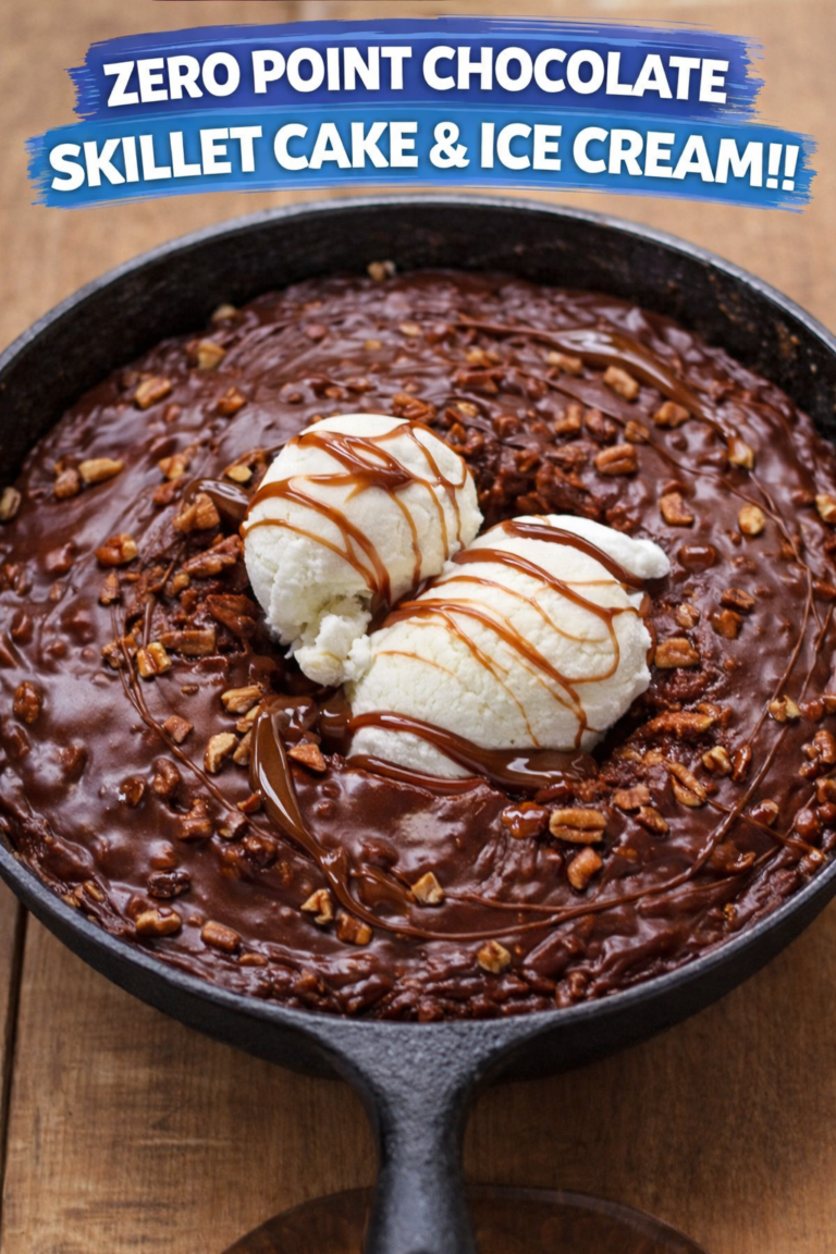 Zero Point Chocolate Skillet Cake & Ice Cream