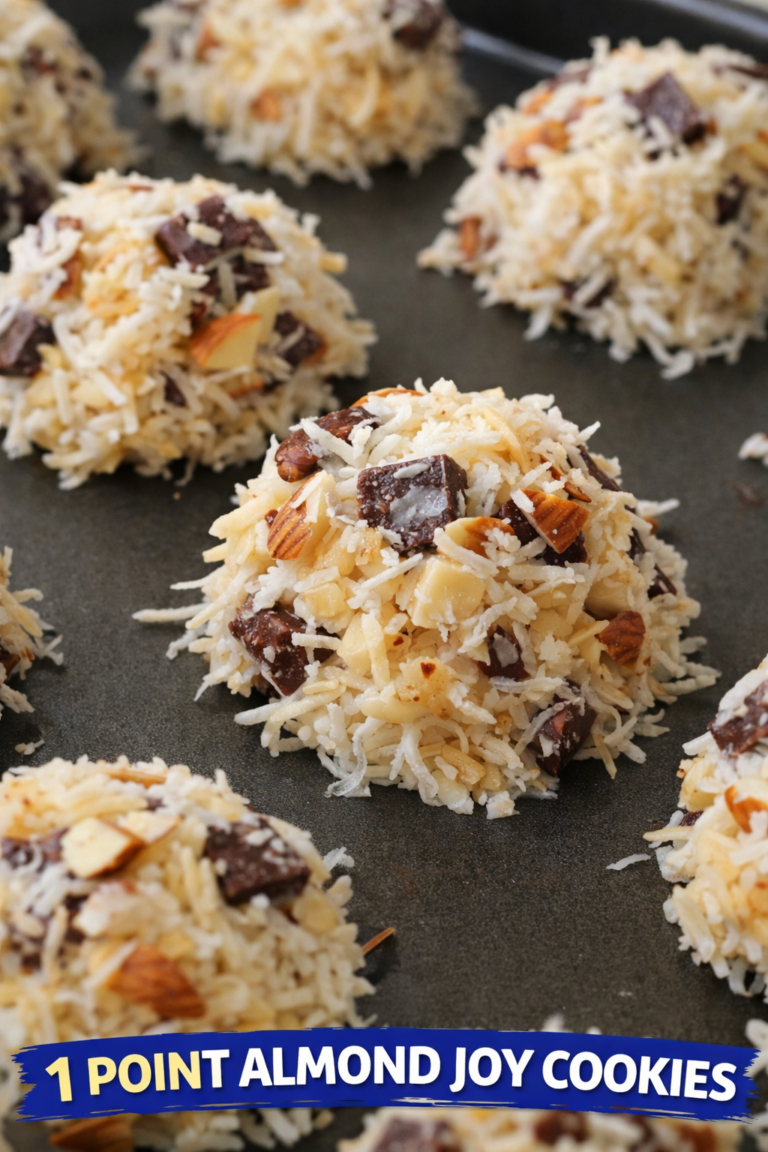 1 Point Almond Joy Cookies