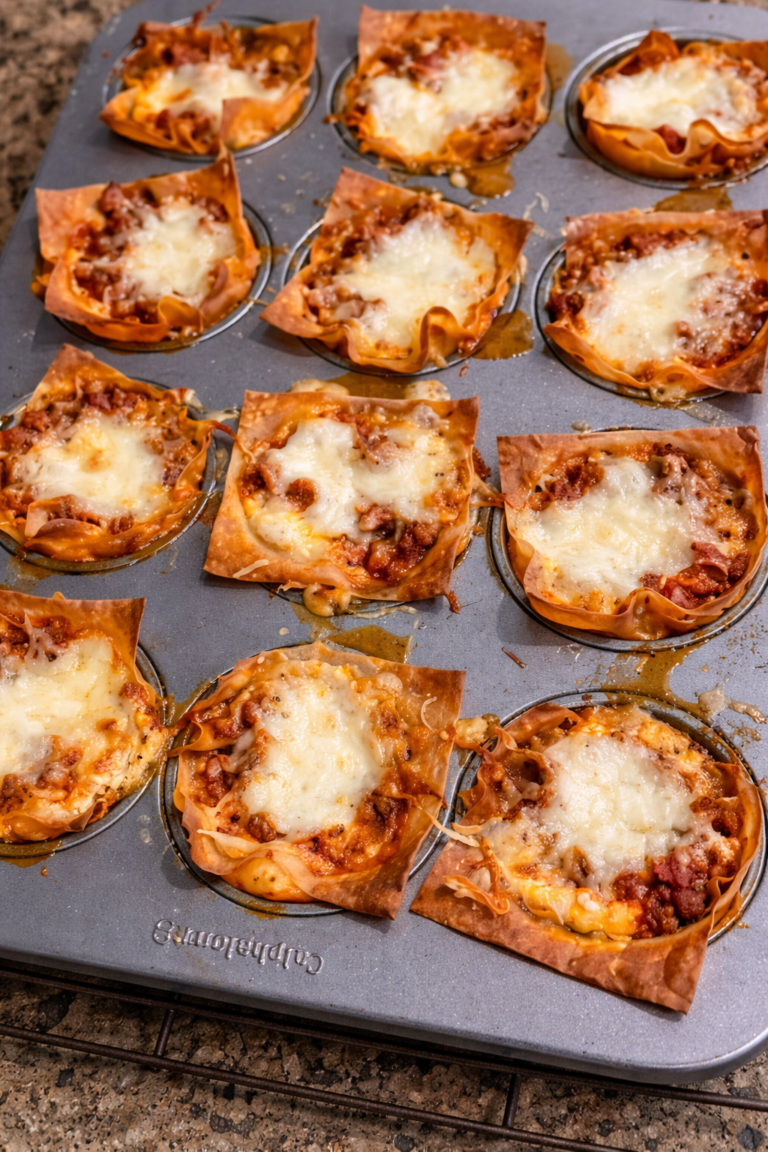 CHICKEN TACO WONTONS “CUPCAKES”