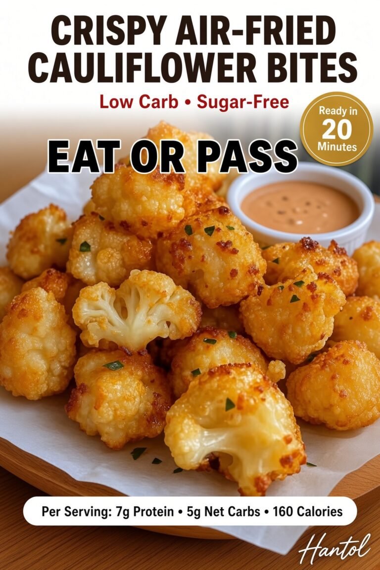 Crispy Air-Fried Cauliflower Bites