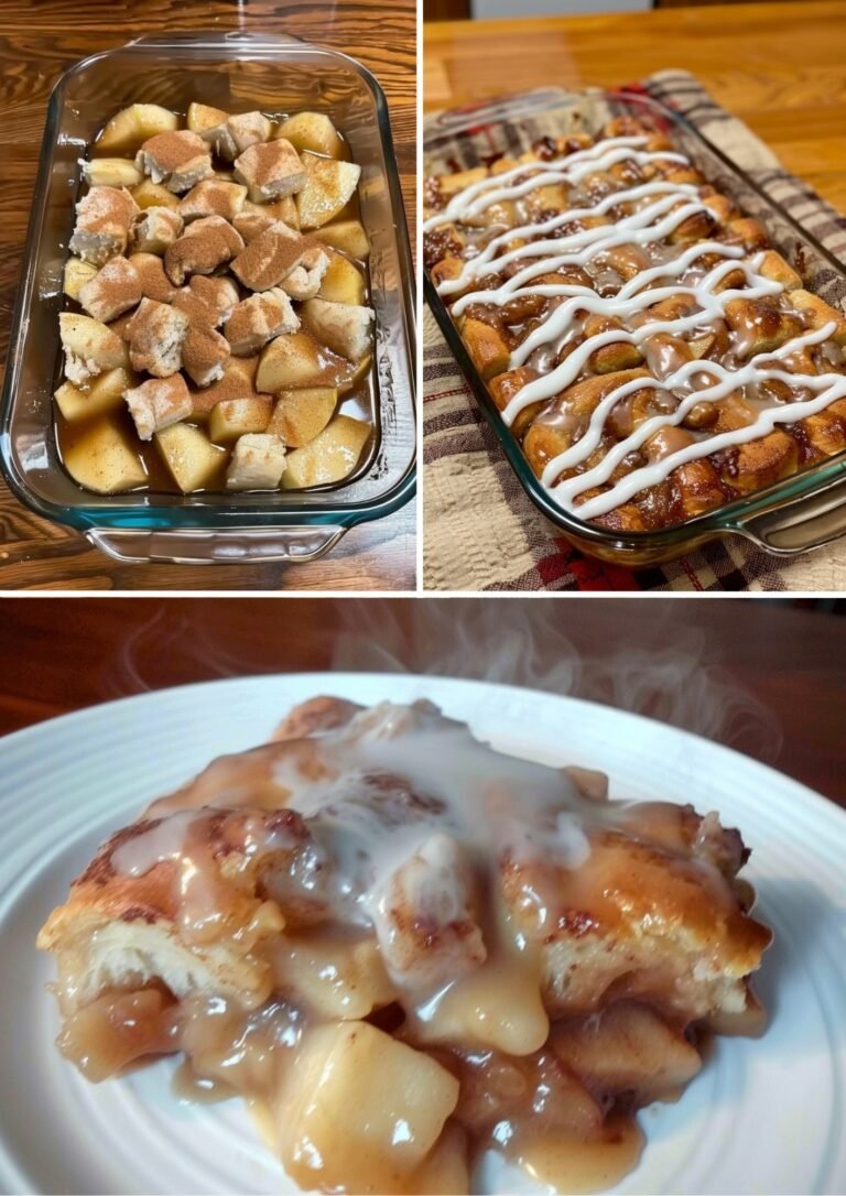 Vegan Gooey Cinnamon Roll Apple Pie
