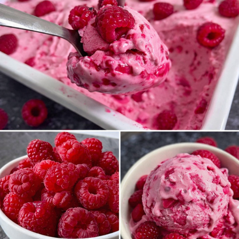 Vegan Raspberry Ice Cream