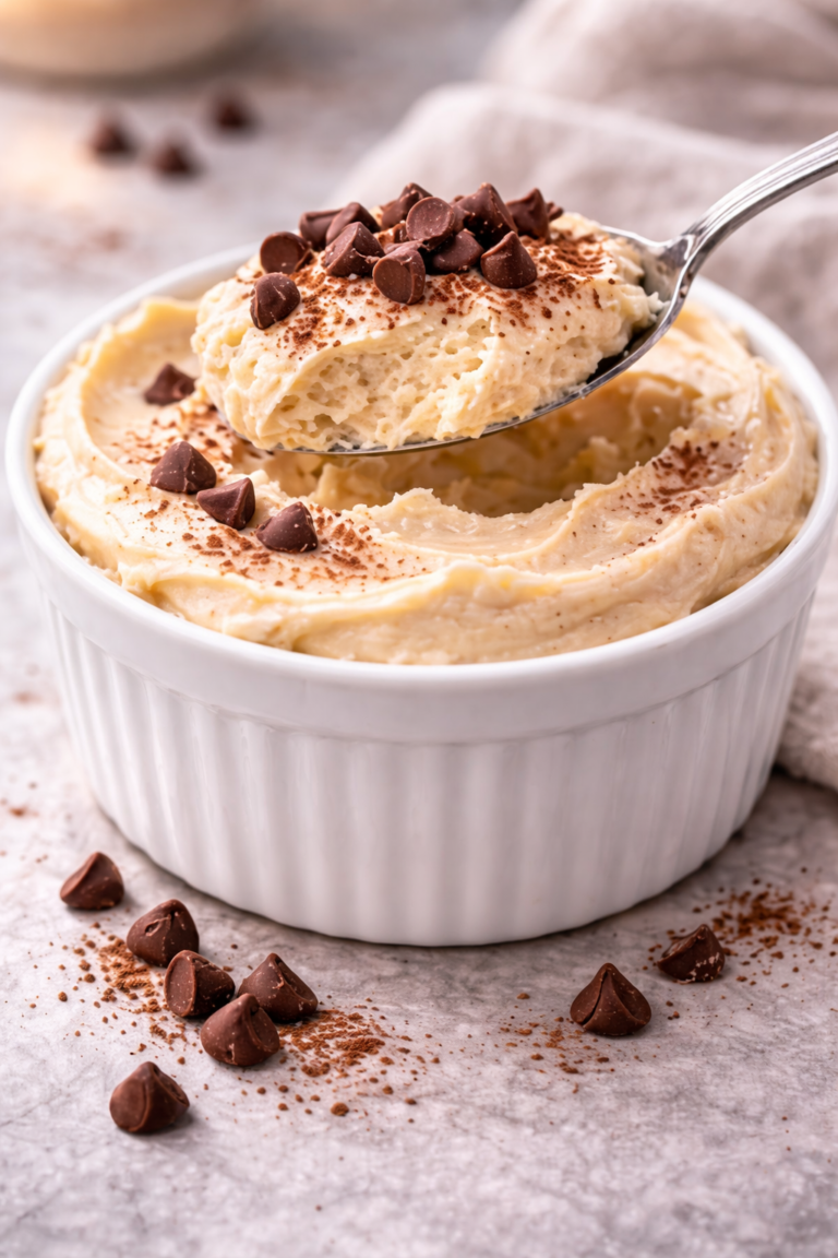 Creamy Chocolate Chip Protein Mousse