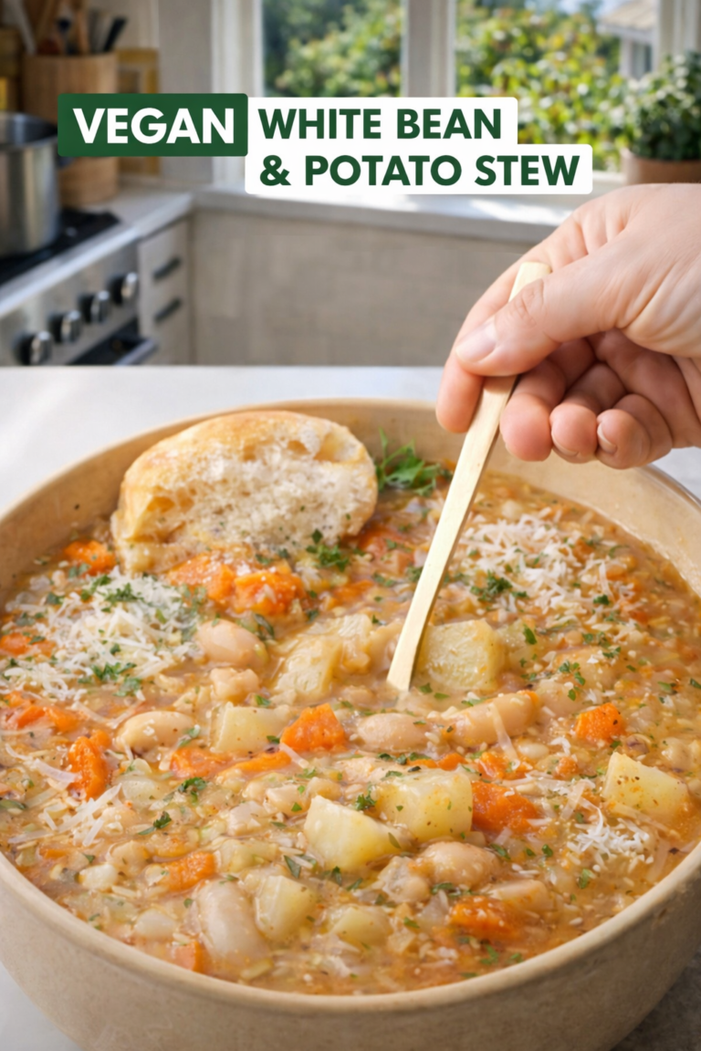 Hearty Vegan White Bean & Potato Stew