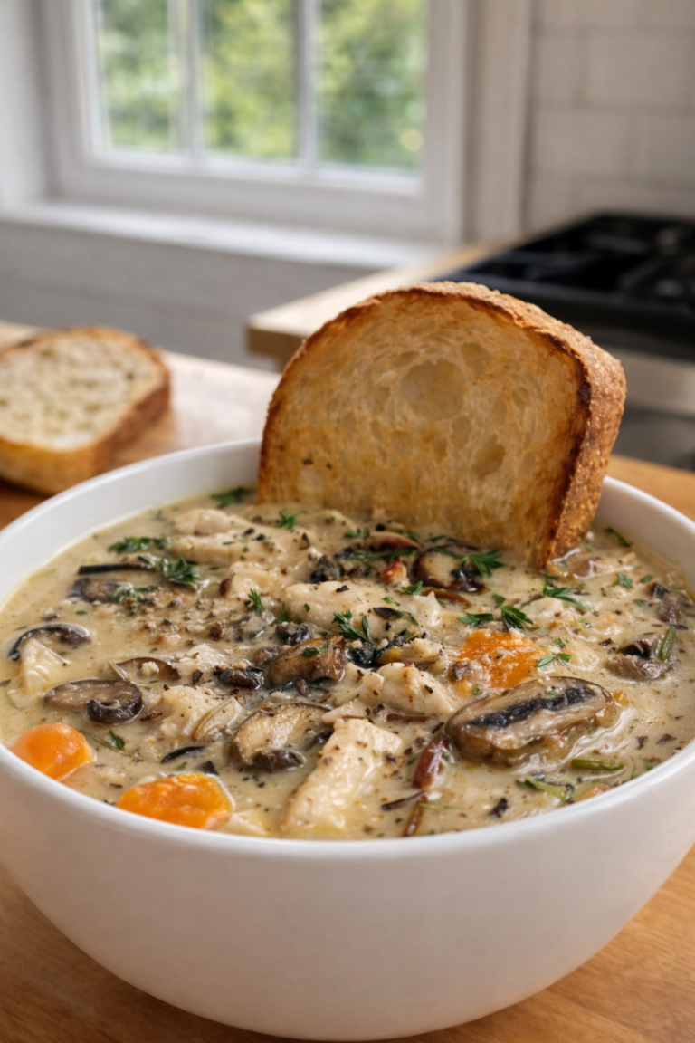 Vegan Creamy Mushroom Soup