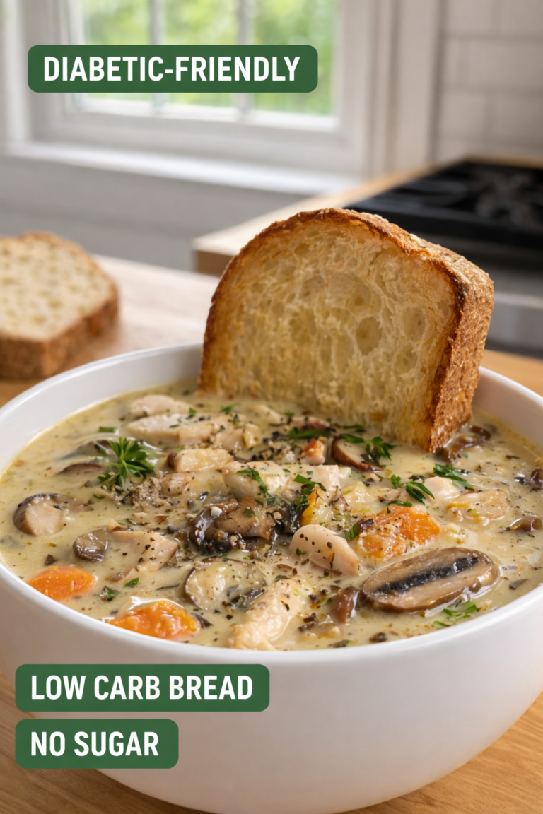 Creamy Chicken Mushroom Soup