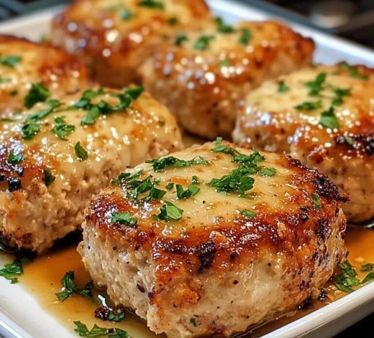 Juicy Garlic Chicken Patties