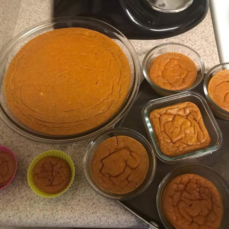 Sugar-Free Pumpkin Custard Bake
