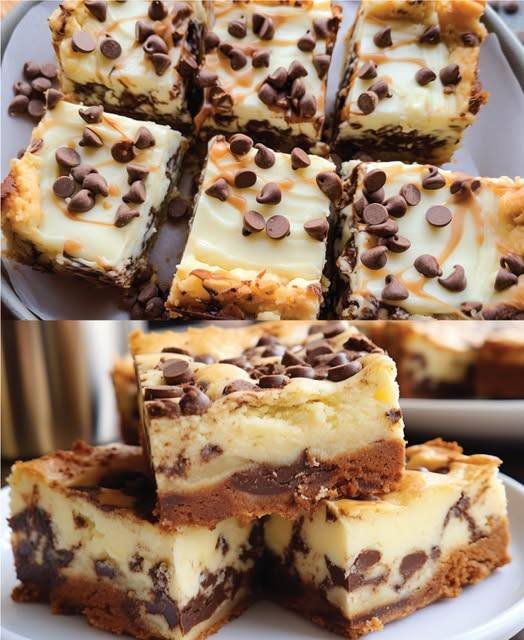 Chocolate Chip Cheesecake Bars