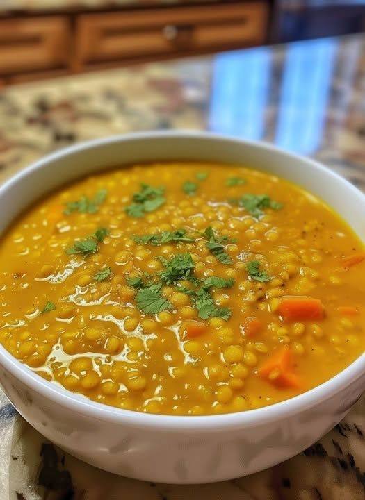 Lentil Ginger Turmeric Soup