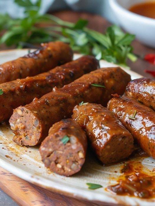 Homemade Vegan Sausage