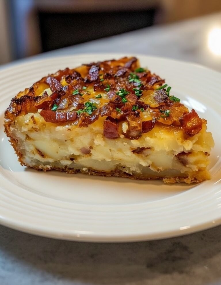 Vegan Polish Potato Babka (Crispy, Savory & Comforting)