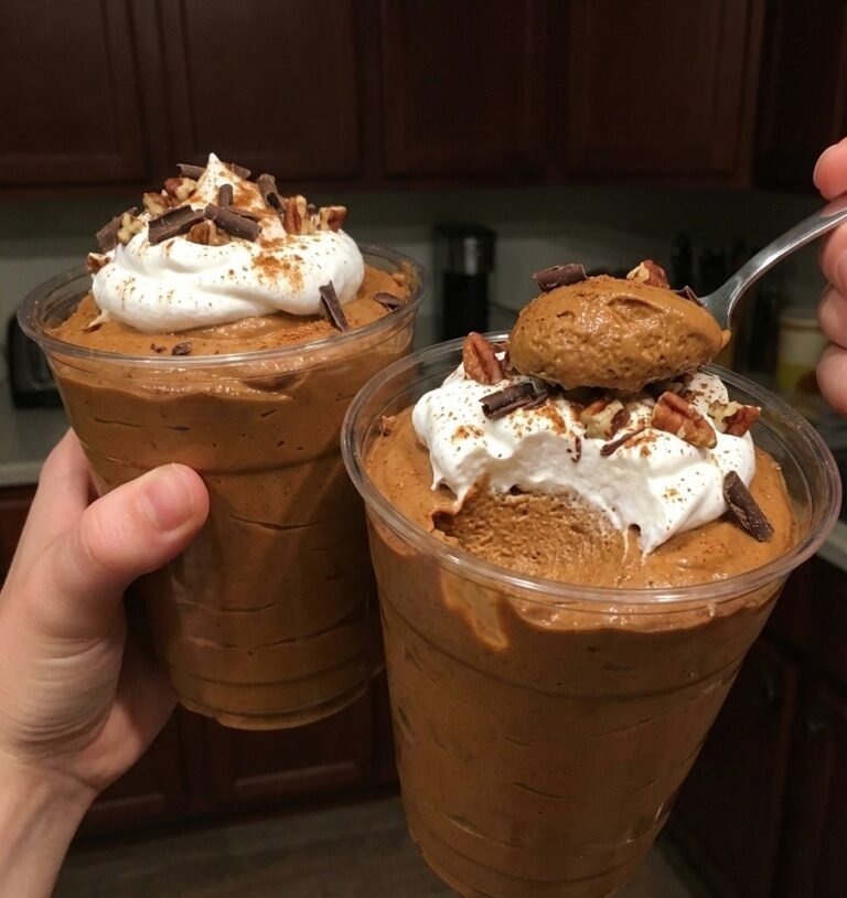 Creamy Chocolate Peanut Butter Mousse