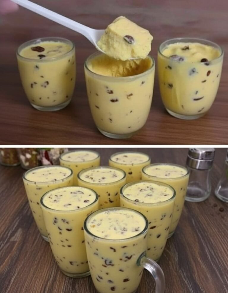 Easy Blender Custard Dessert