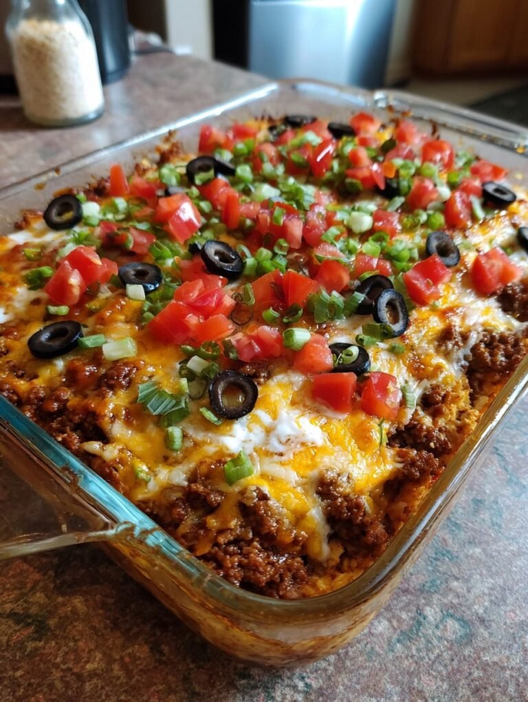 Diabetic-Friendly Taco Casserole