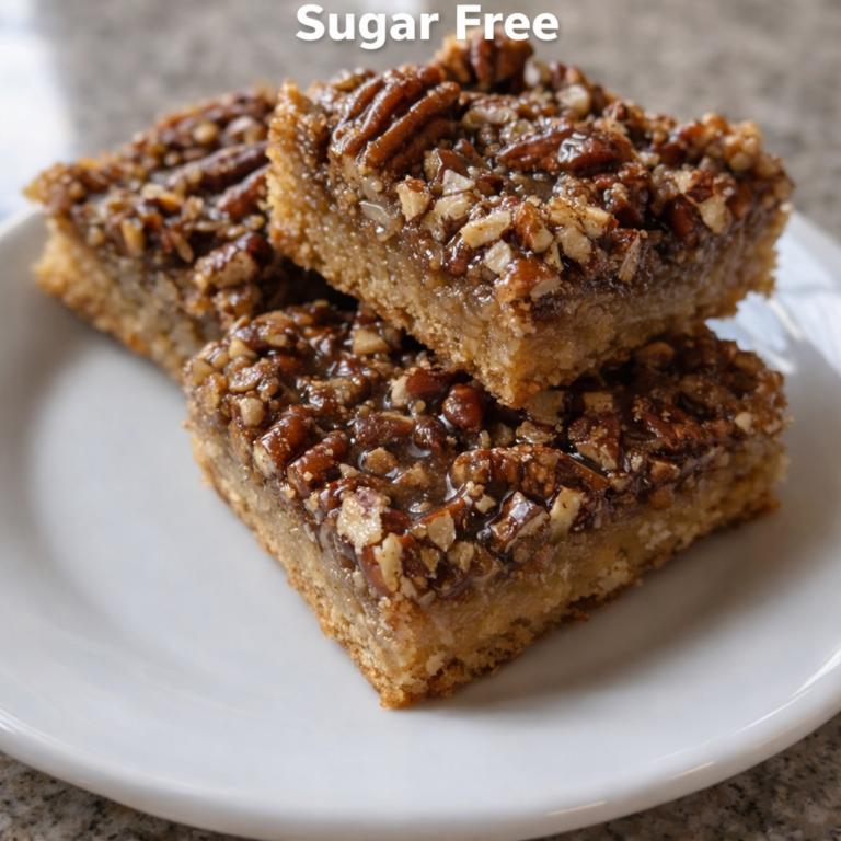 Sugar-Free Pecan Bars