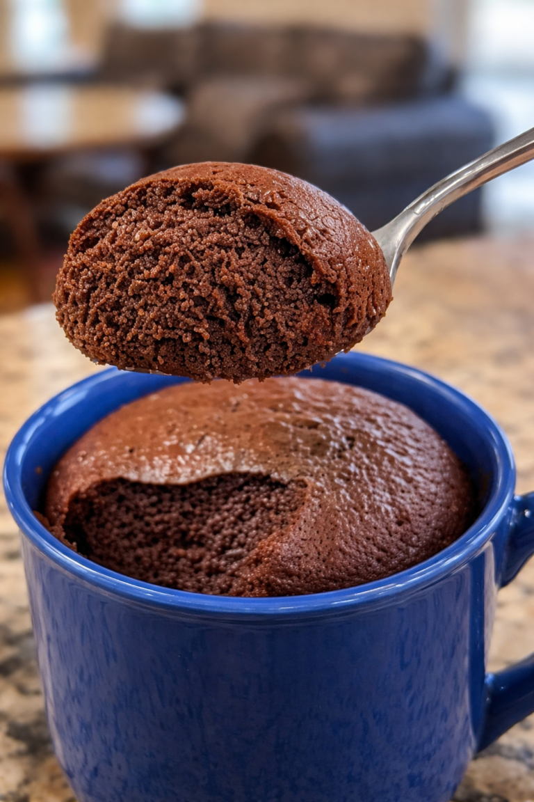 Sugar-Free 3-Ingredient Mug Cake