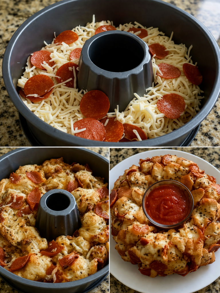 Low-Carb Pepperoni Pull-Apart Bread