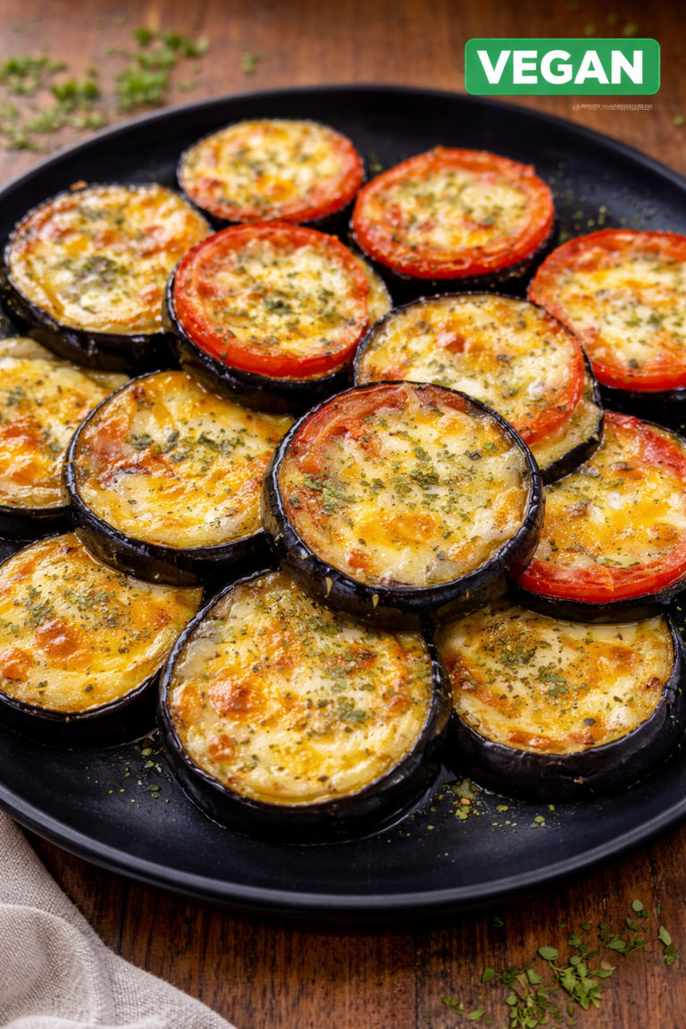 Vegan Cheesy Zucchini Bites