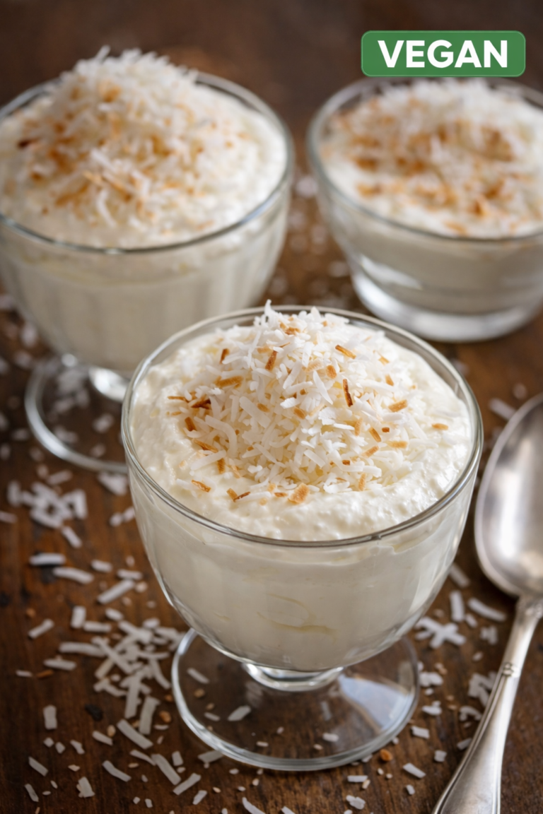 Vegan Coconut Cream Dessert Cups