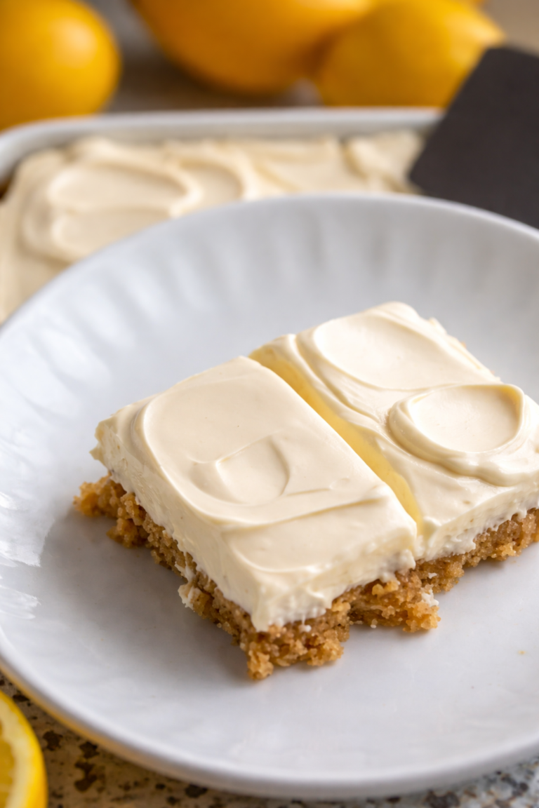 Vegan Lemon Cream Bars