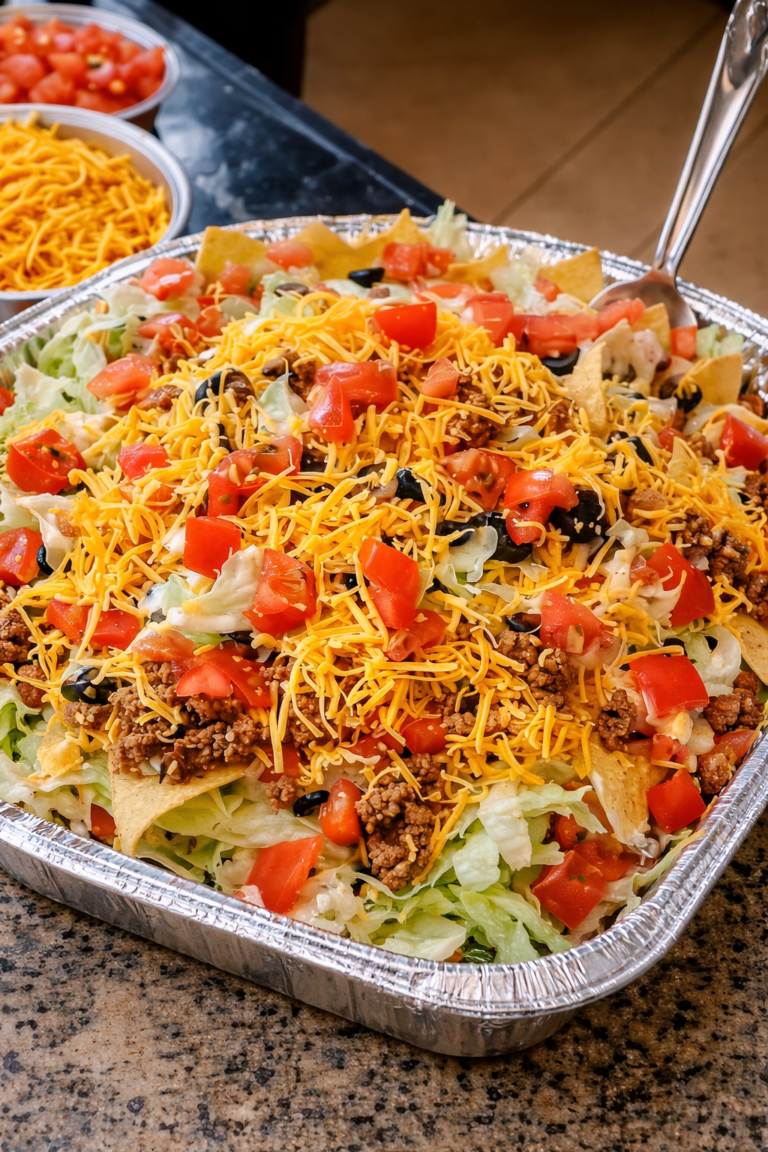 Low-Carb Loaded Taco Salad