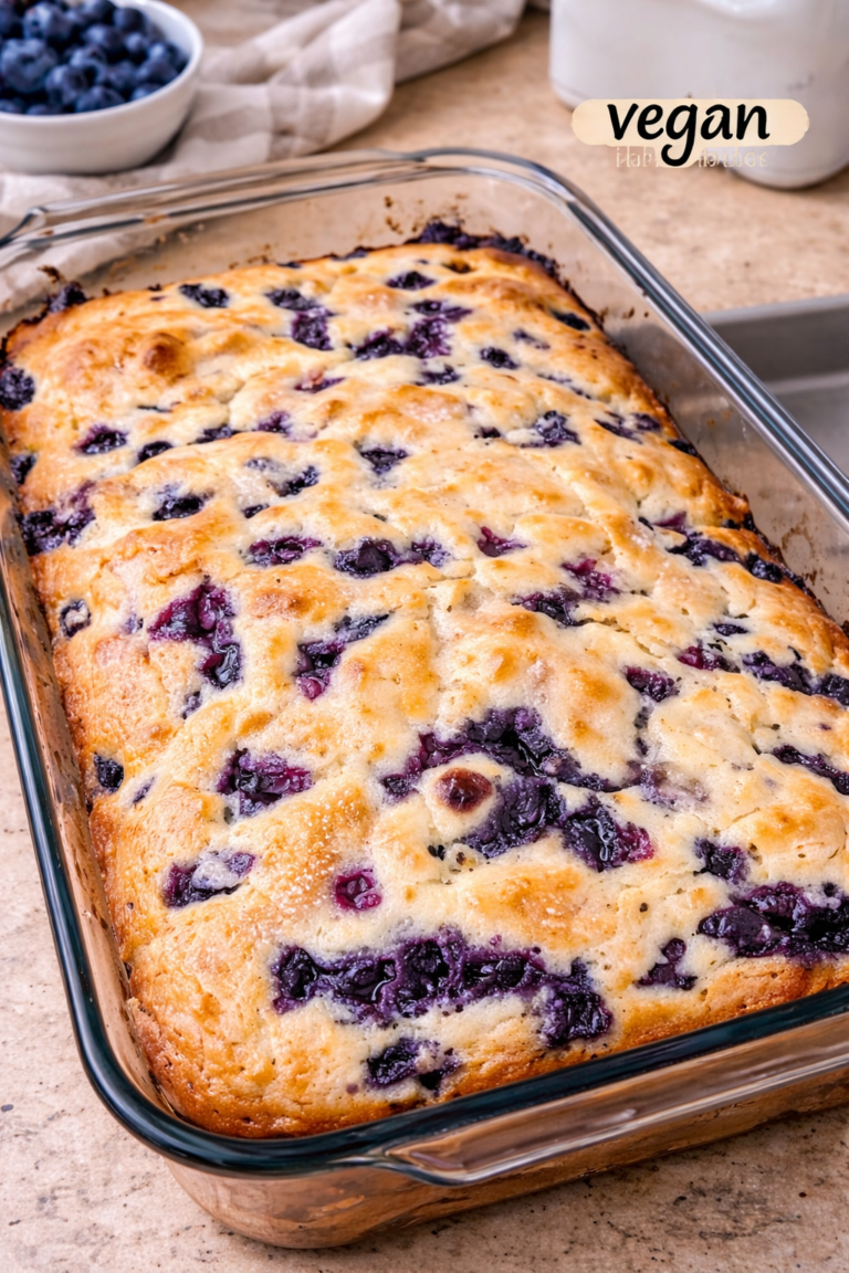 Vegan Blueberry Breakfast Bake