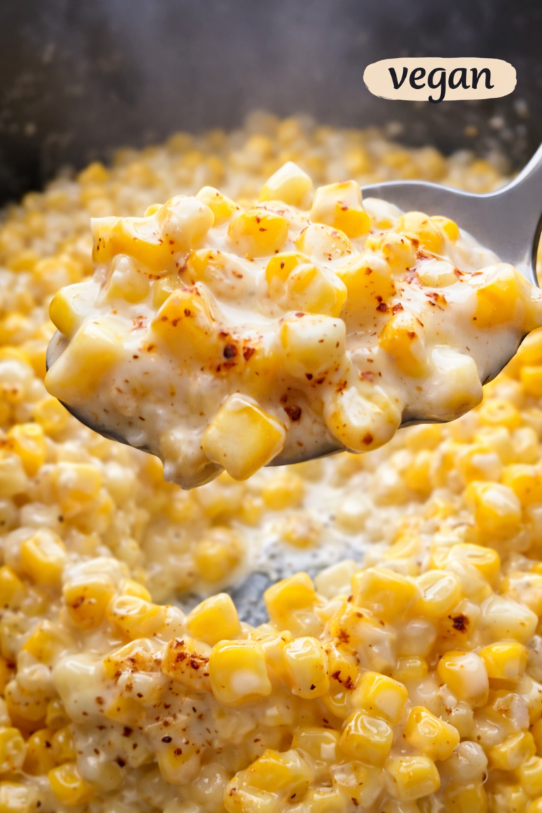 Vegan Creamy Skillet Corn