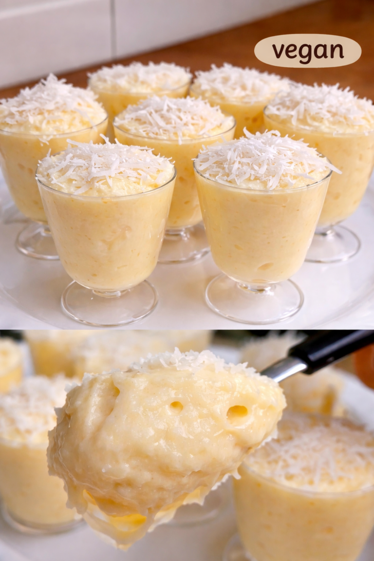 Vegan Pineapple Coconut Dessert Cups