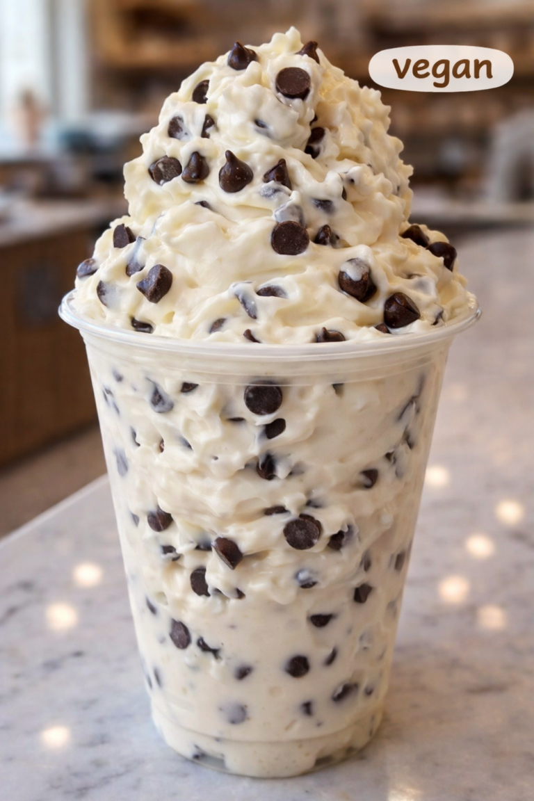 Vegan Chocolate Chip Cookie Dough Dessert