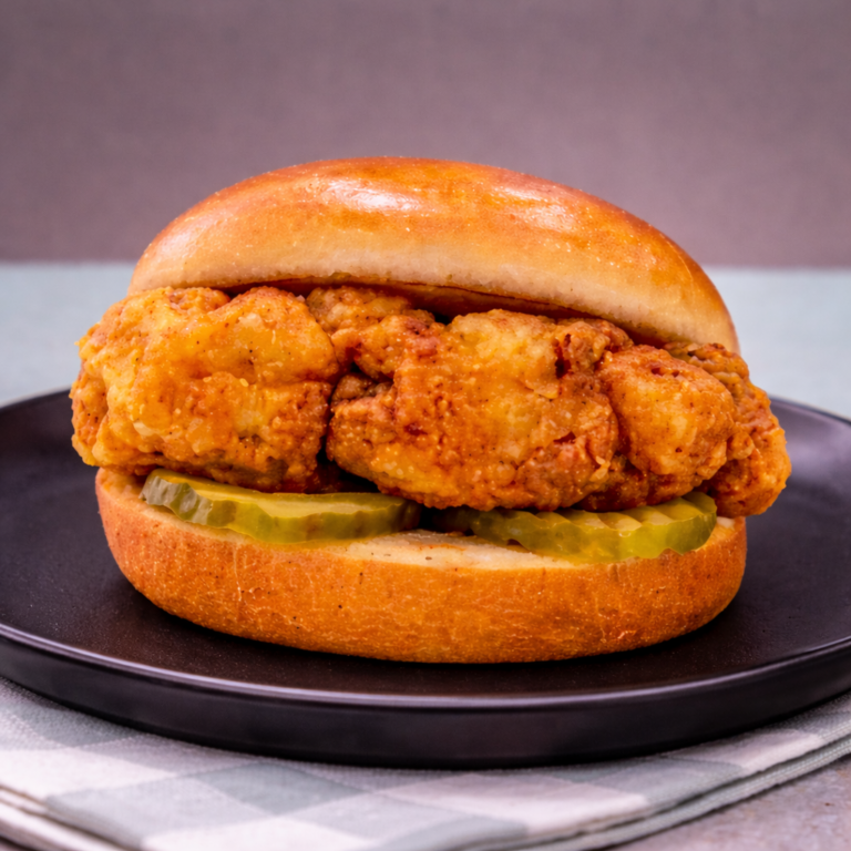 Vegan Bang Bang Cauliflower Sandwich