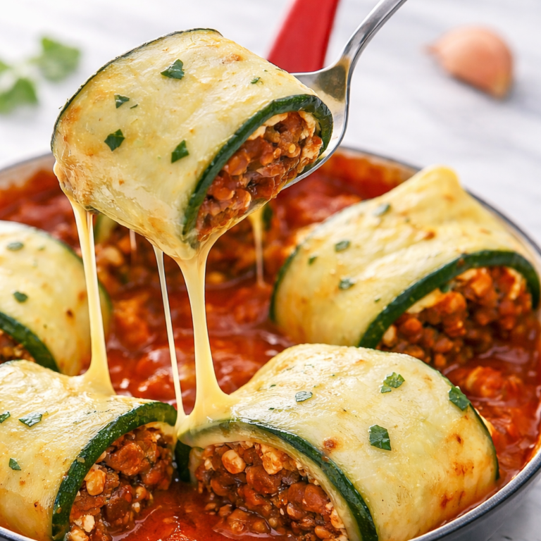 Vegan Zucchini Roll-Ups (Cheesy Plant-Based Stuffed Zucchini)