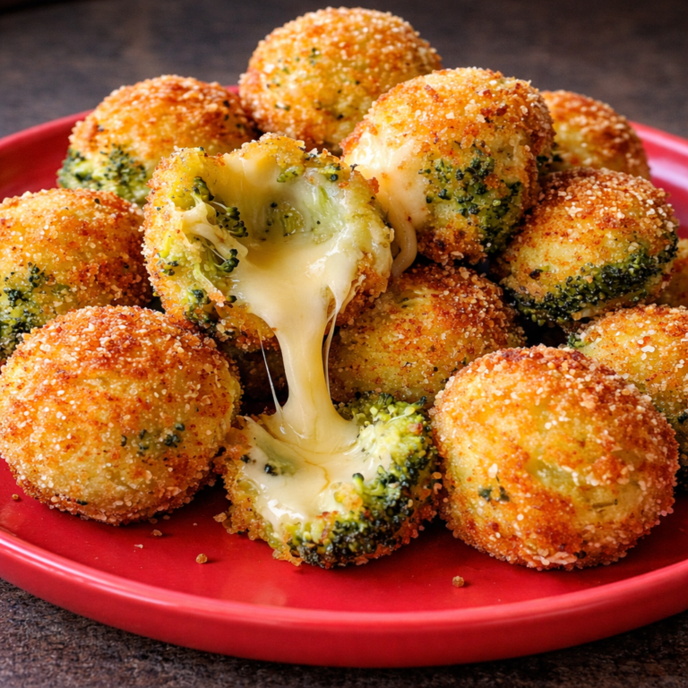Crispy Vegan Broccoli Cheese Bites