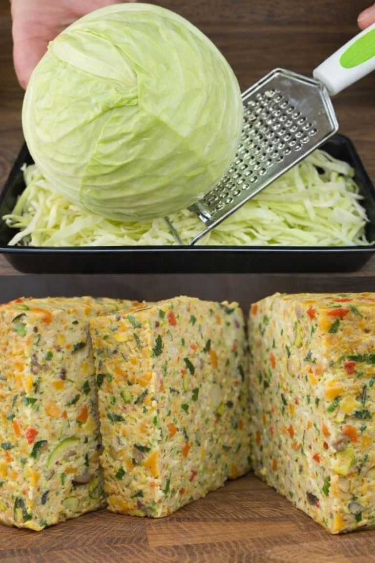 Vegan Cabbage Vegetable Loaf