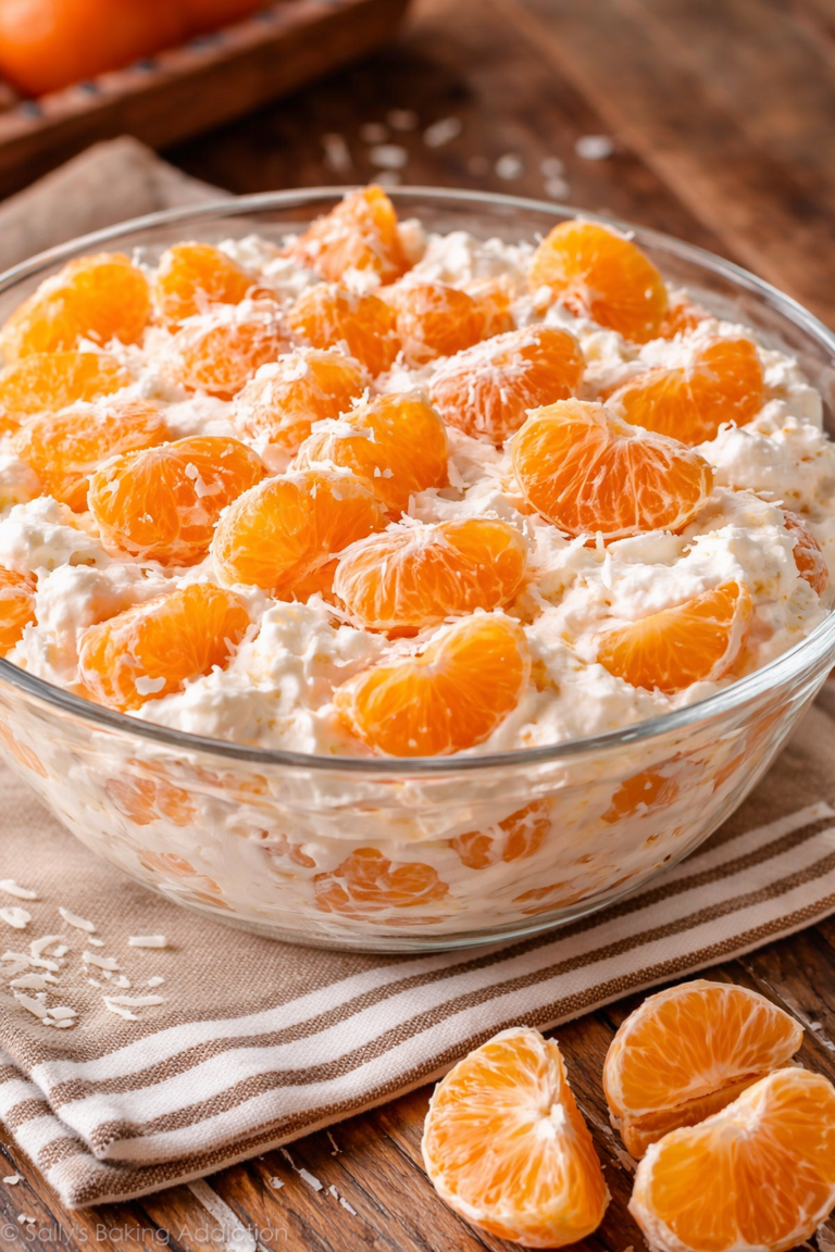 Vegan Mandarin Coconut Dessert