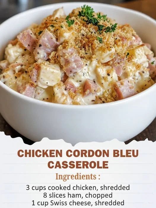 Chicken Cordon Bleu Casserole