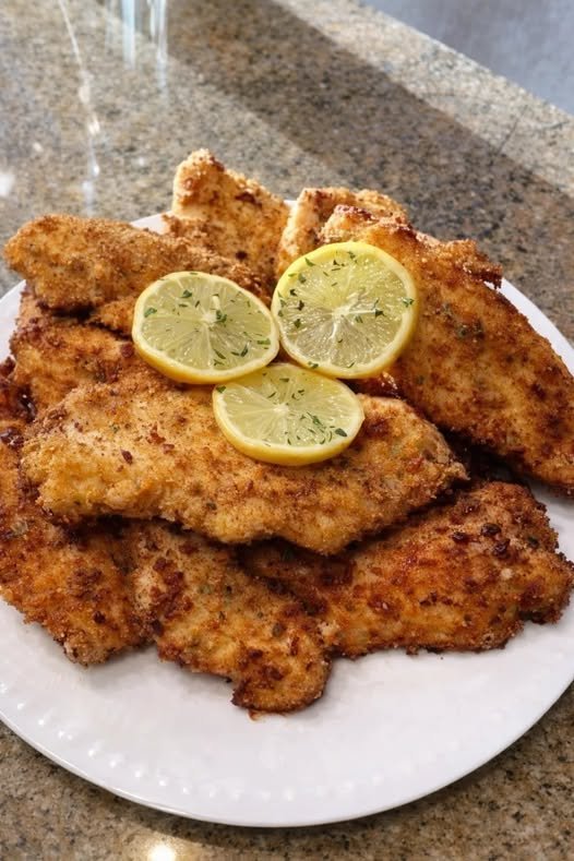 Crispy Lemon Chicken Cutlets