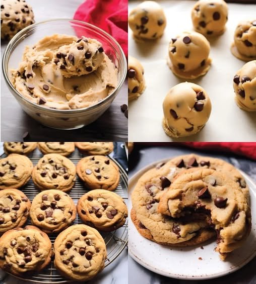 Low-Sugar Soft Chocolate Chip Cookies