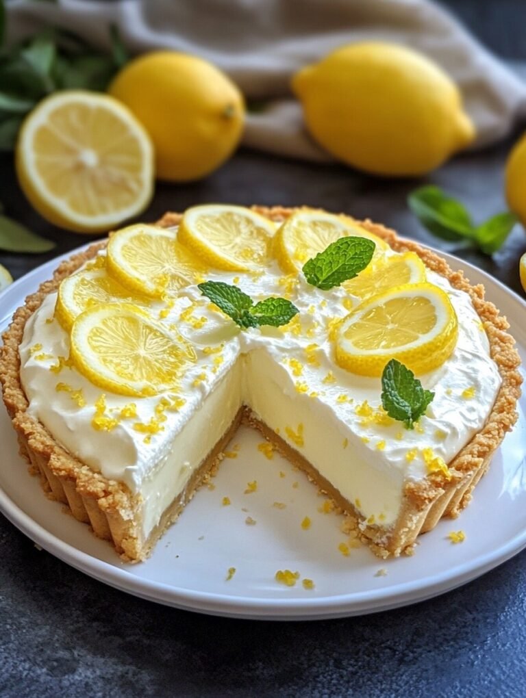 Cold Vegan Lemon Cookie Tart (No Oven Required)