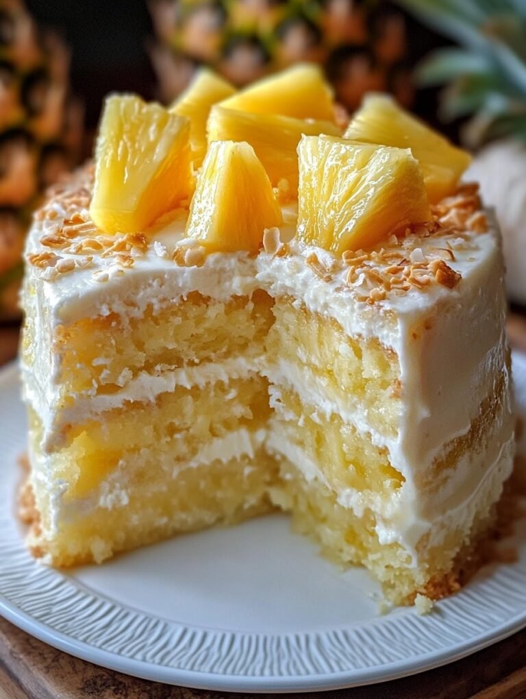 Vegan Pineapple Cake