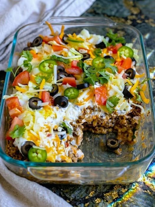Low-Carb Taco Casserole