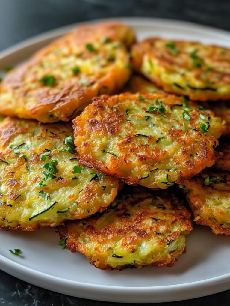 Homemade Vegan Zucchini Fritters