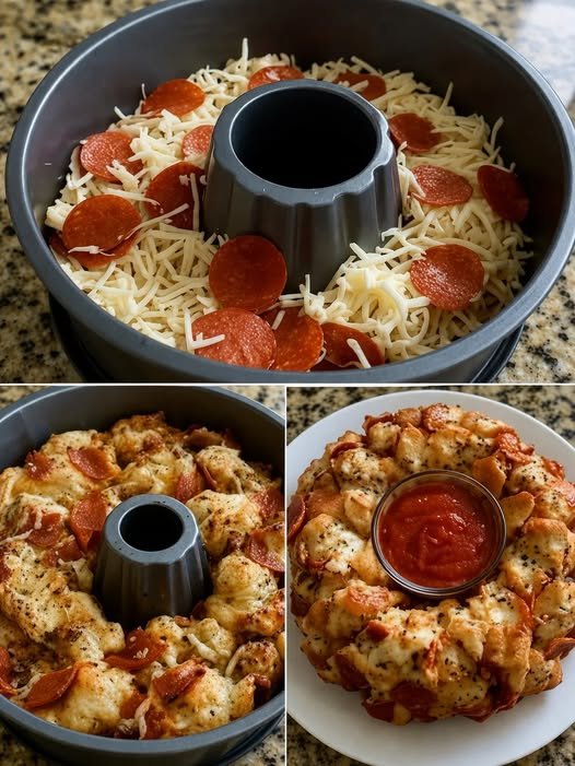 Low-Carb Pepperoni Pull-Apart Bread
