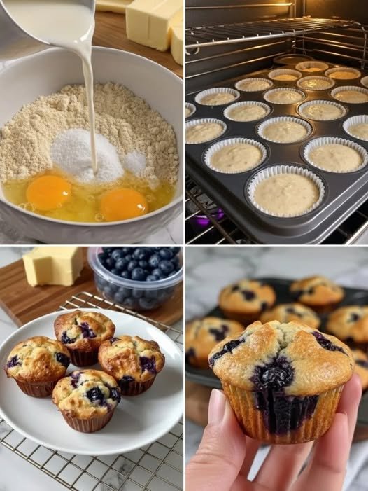Sugar-Free Blueberry Muffins