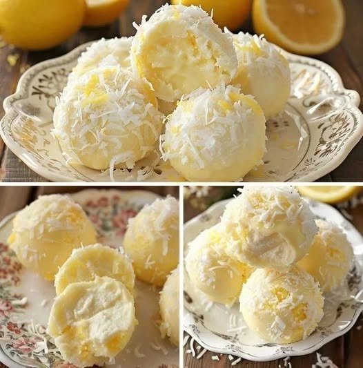 Sugar-Free Lemon Coconut Truffles
