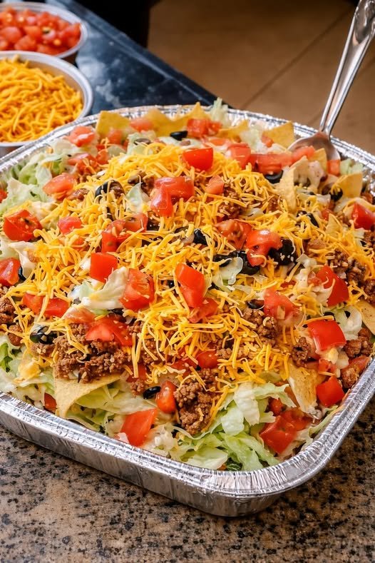 Low-Carb Loaded Taco Salad