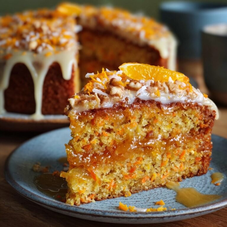 Vegan Carrot & Orange Cake (No Flour, No Sugar)