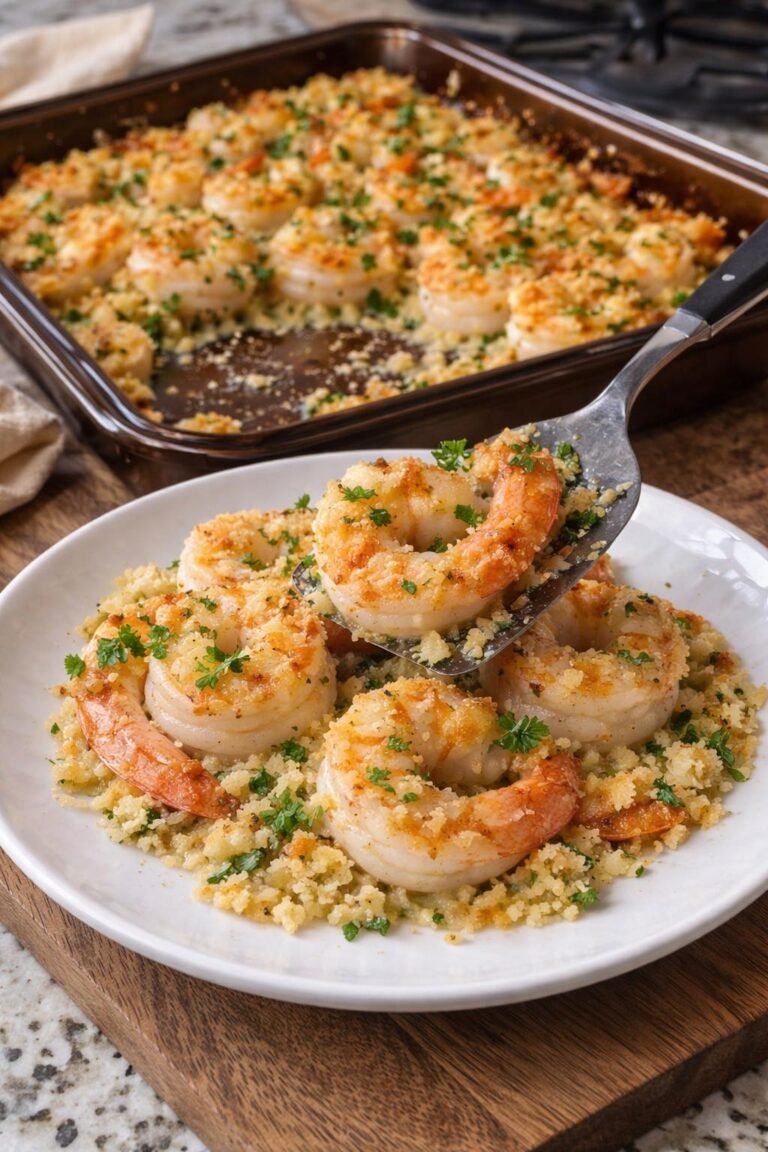 Garlic Parmesan Baked Shrimp (Diabetic-Friendly)