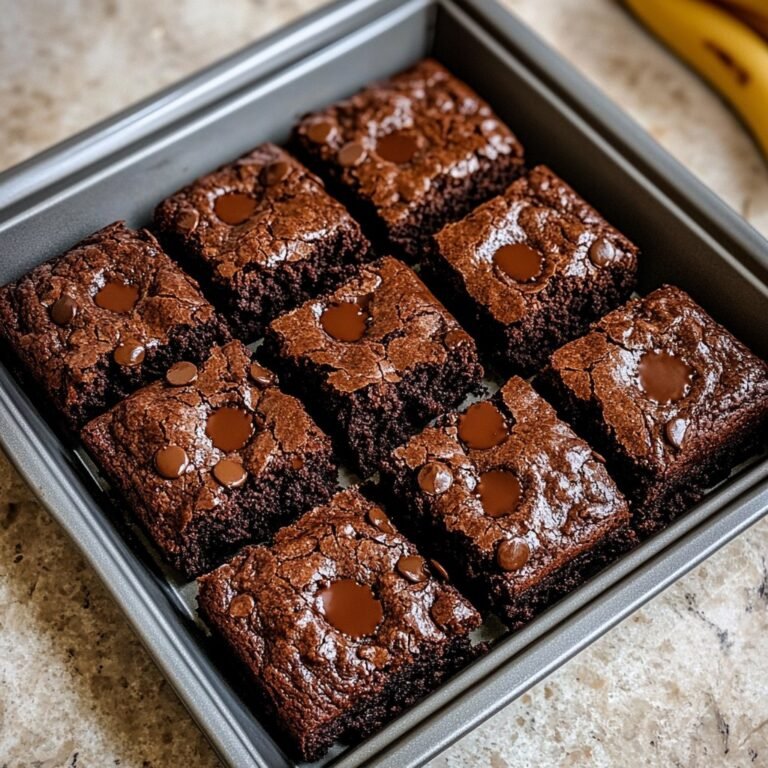 Healthy Banana Brownies (Moist, Easy & Guilt-Free)